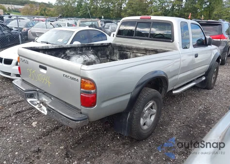 2004 Toyota Tacoma Prerunner V6 z USA, uszkodzony, nr VIN 5TESN92N54Z357655